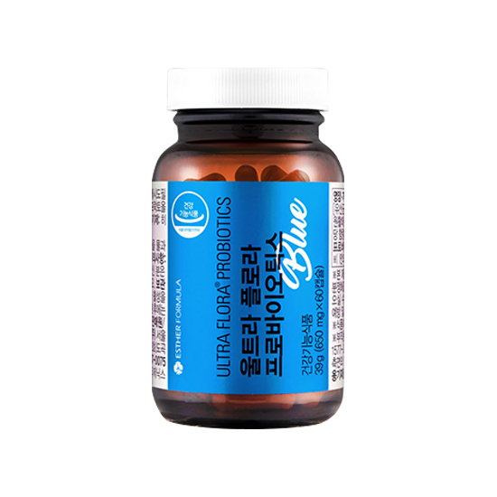 에스더포뮬러 유산균 울트라 플로라 프로바이오틱스 블루, 60정, 1개 26,200원