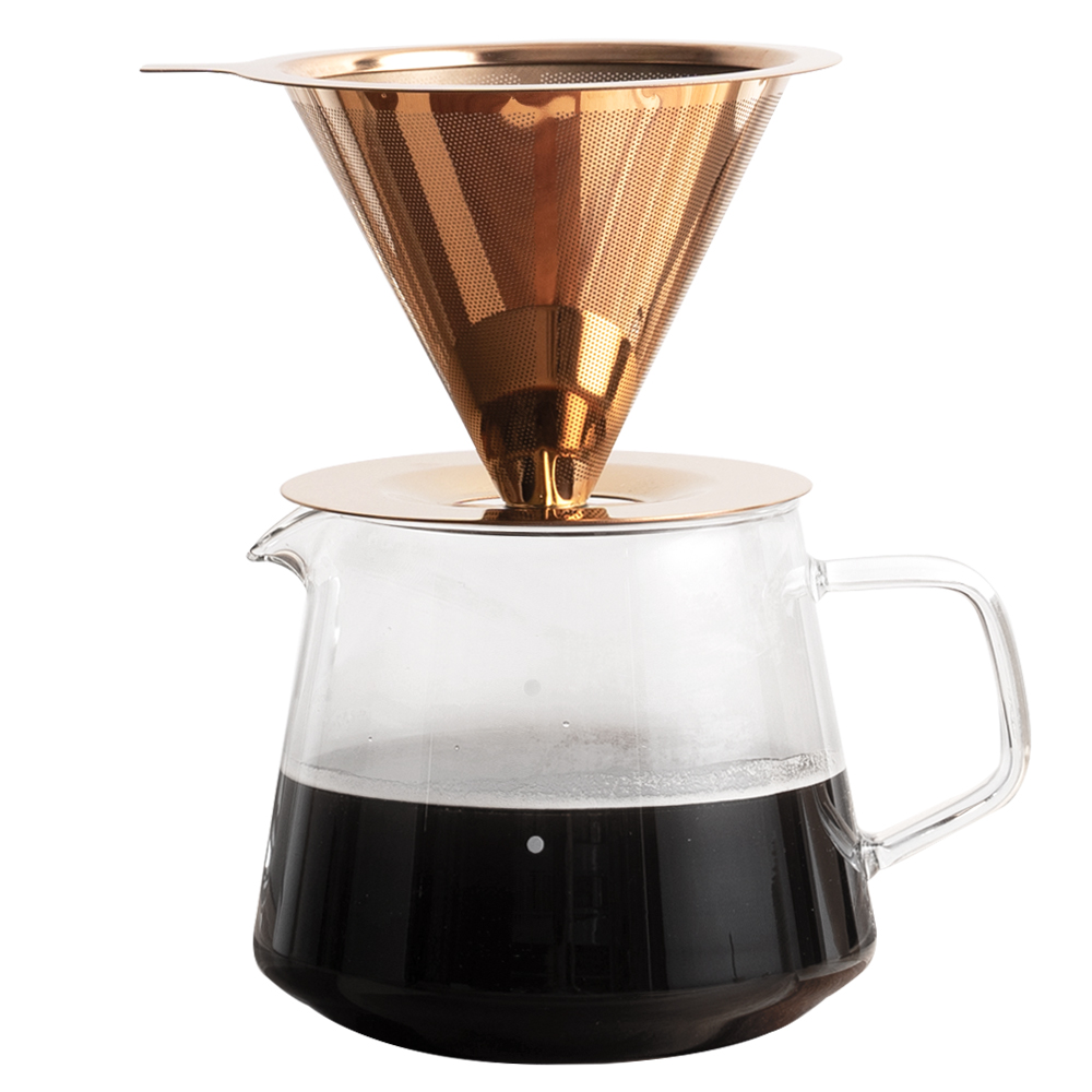 칼딘 티타늄 드리퍼 핸드드립세트 TP-01 로즈골드, 750ml, 1세트, 드리퍼 + 드립서버 23,900원