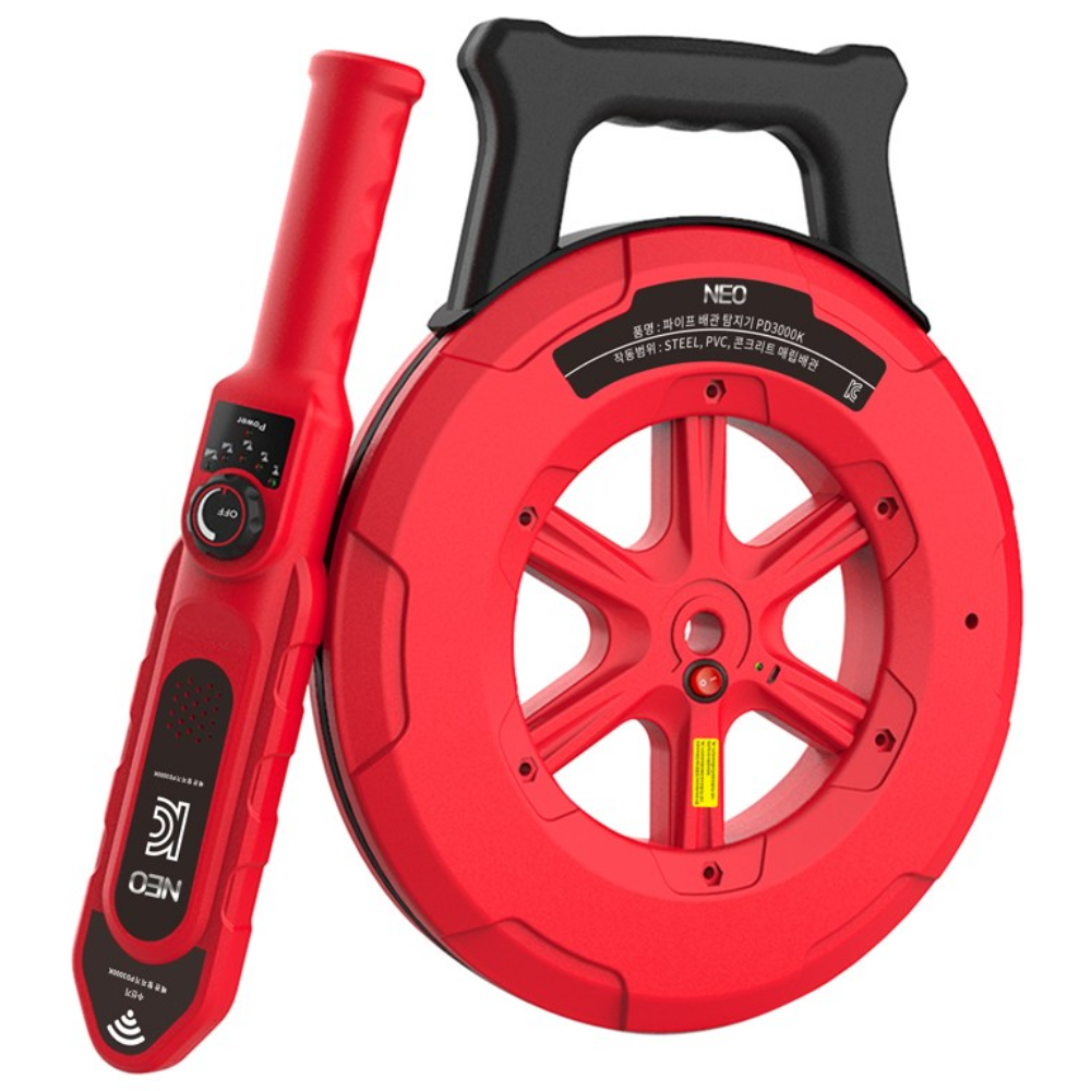국내 A/S NEO 충전식 누수 파이프 관로 정화조 파이프라인 배관 탐지기 PD3000K, 1개 149,000원