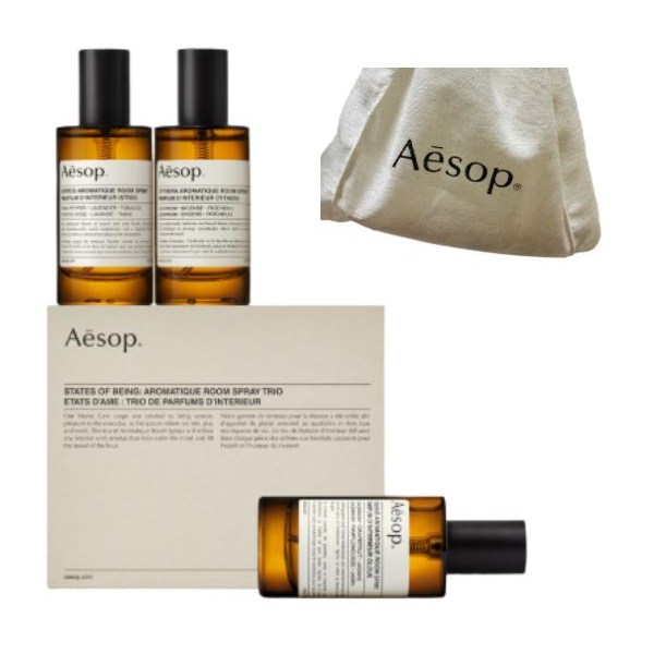 이솝 아로마틱 룸 스트레이 트리오 집들이 선물, 세트, 3개, 50ml 150,000원