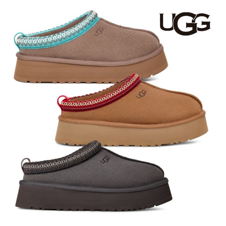 [백화점정품] 26년SLAE 어그 UGG [공식][W] 25FW 배색 브레이드 플랫폼 슬리퍼 타즈 II TAZZ 1665303574,504,505 3종 280,000원