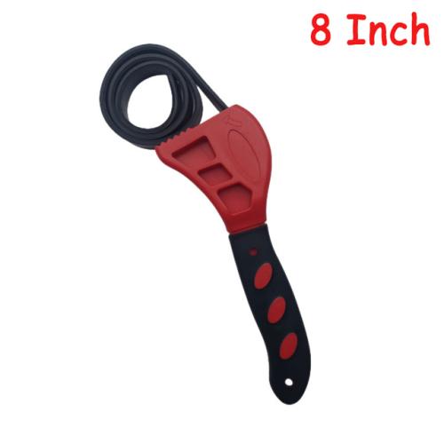 다기능 오일 필터 스패너 스트랩 오프너, 조절식 수도관, 카트리지 제거 분해 벨트 렌치 도구, 6/8 인치 16,390원