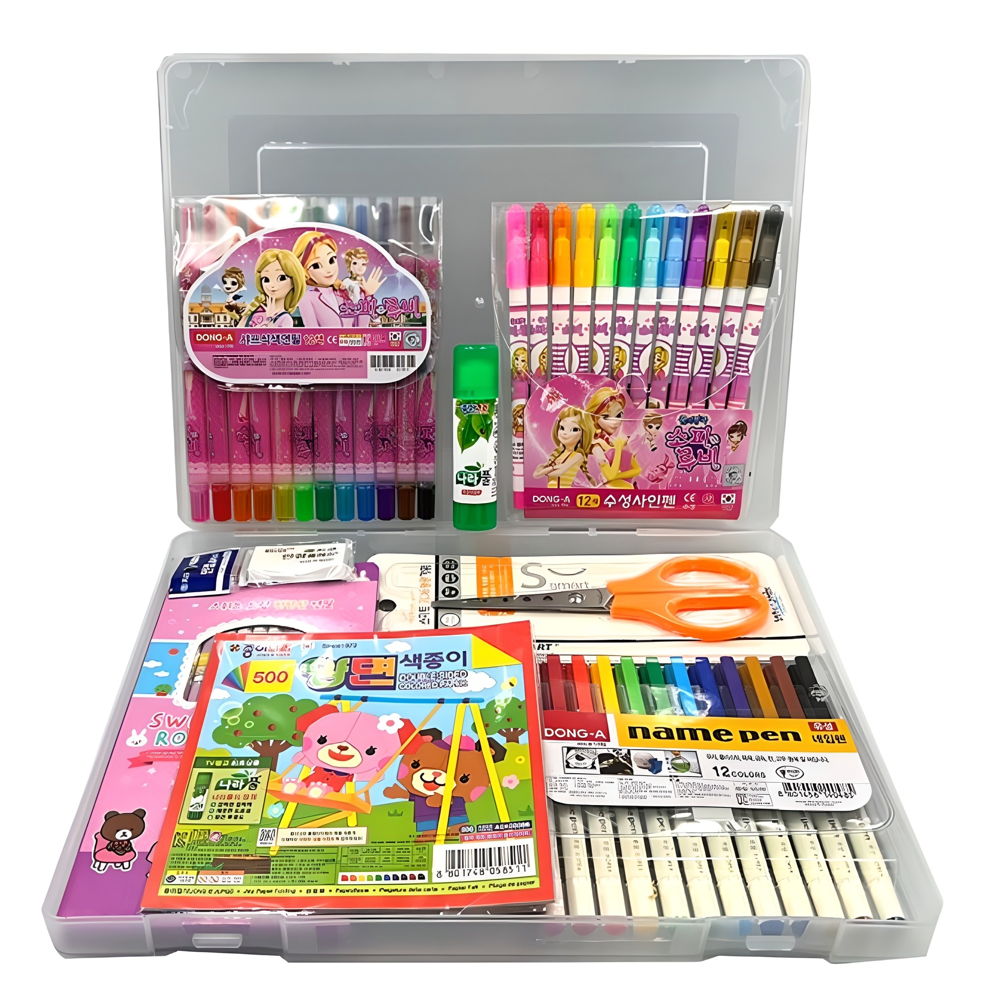 화신문구 동아 9가지 초등학생 문구세트 학용품 선물세트 어린이날 크리스마스 조카선물, 소피루비세트, 1개 19,900원