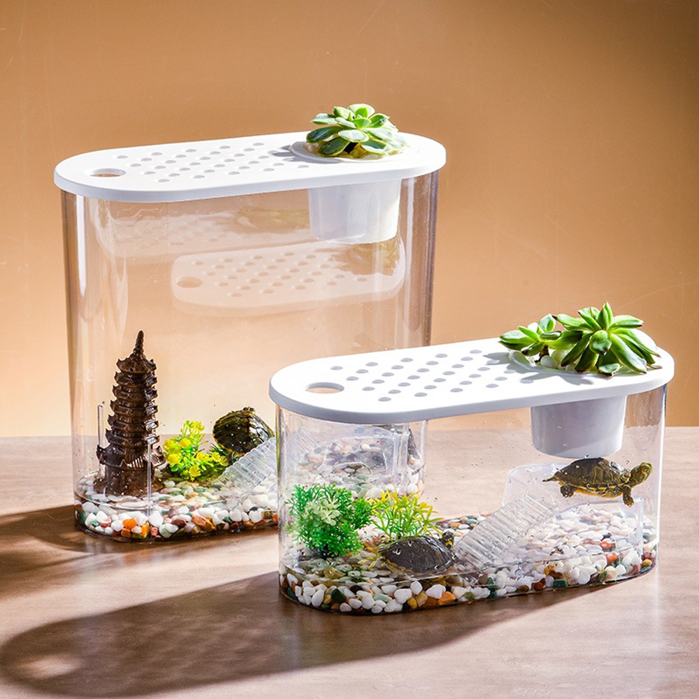 MMC 수경재배 겸용 어항 물고기 거북이 식물 키우기, 1개 17,800원