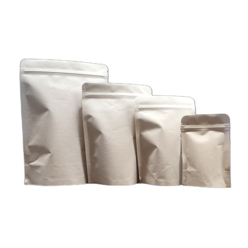 스탠드 지퍼백 투명 크라프트 소분 봉투 50장 6,990원