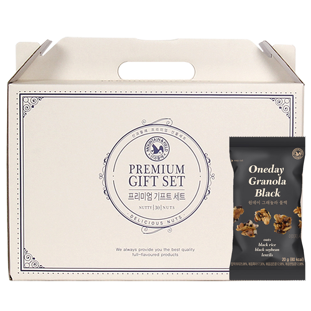 산과들에 원데이그래놀라블랙 30입 선물세트 12,780원