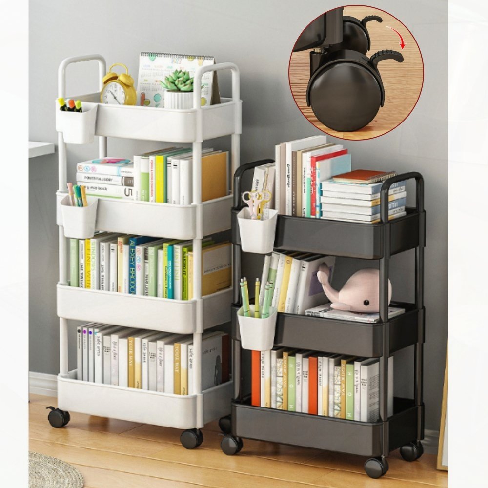 벤트리 이동식 철제 3단 트롤리 선반 (2color) 기저귀 화장품 틈새 수납함 21,440원