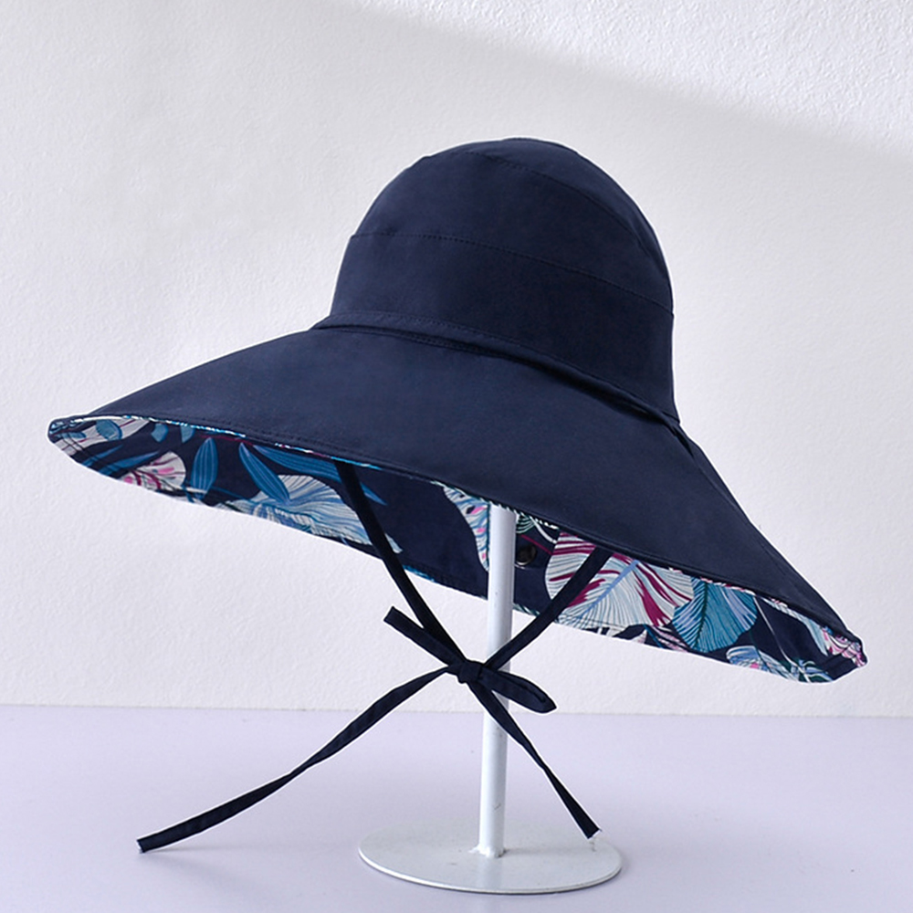 이츠굿텐 리프 리버시블 빅 선캡 여름 버킷햇 바캉스 모자 8,650원