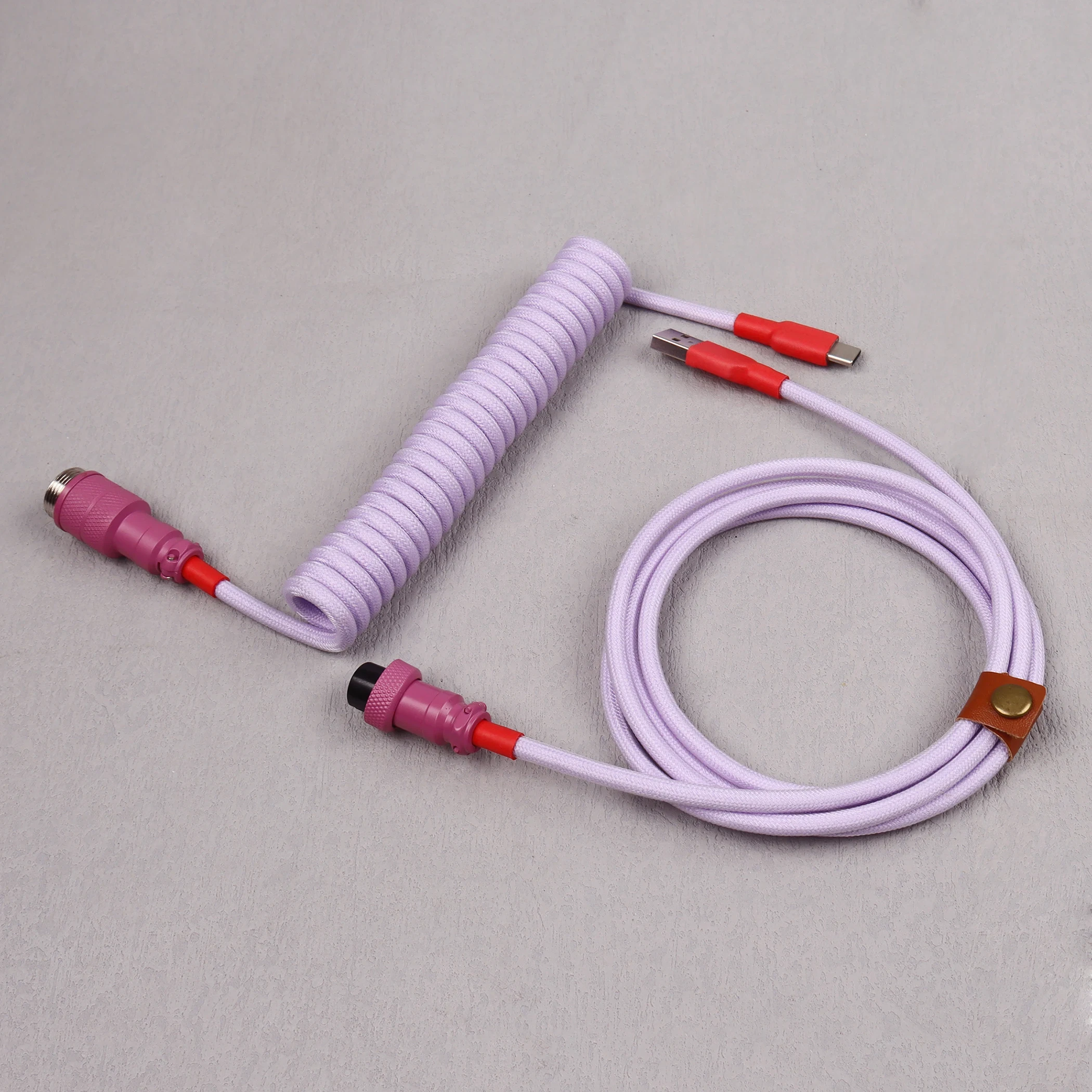 호환 (LANO) 기계식 키보드 코일 케이블 USB A to Type C GX16 탈착식 에비에이터 코일 전원 케이블 이중 29,700원