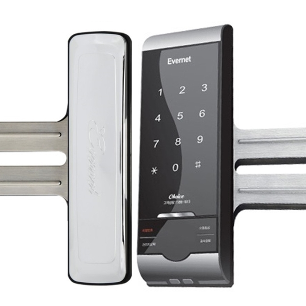 에버넷 번호전용 초이스글라스N 양문 GX-CHOICE-N 강화유리 유리문용 디지털도어락 빠른배송, 초이스글라스N(양문형), 고객직접설치 84,830원