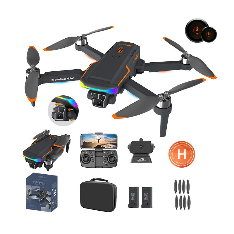 HHSSL F168드론 6K 고성능 초보용 드론 / 비행시간 50분 / 브러시리스 모터 / 트리플 카메라 / 한글 설명서 69,100원