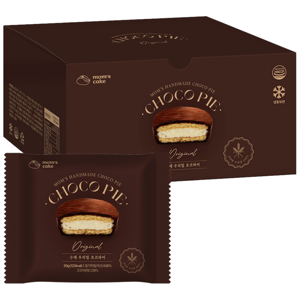 맘스케이크 리얼 생크림 수제 우리밀 초코파이 오리지널 프리미엄 디저트 간식, 2박스, 30g 35,800원