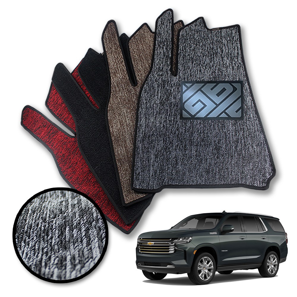 RV MOTORS 뉴코일 슬림 실리콘발판 카매트 타호 1열2열 세트, 그레이, 291 타호 129,000원