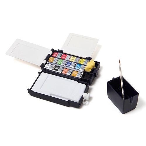 윈저앤뉴튼 프로페셔널 고체물감 필드박스 12색 세트 수채화 물감 화방 미술 용품 워터 컬러 82,110원