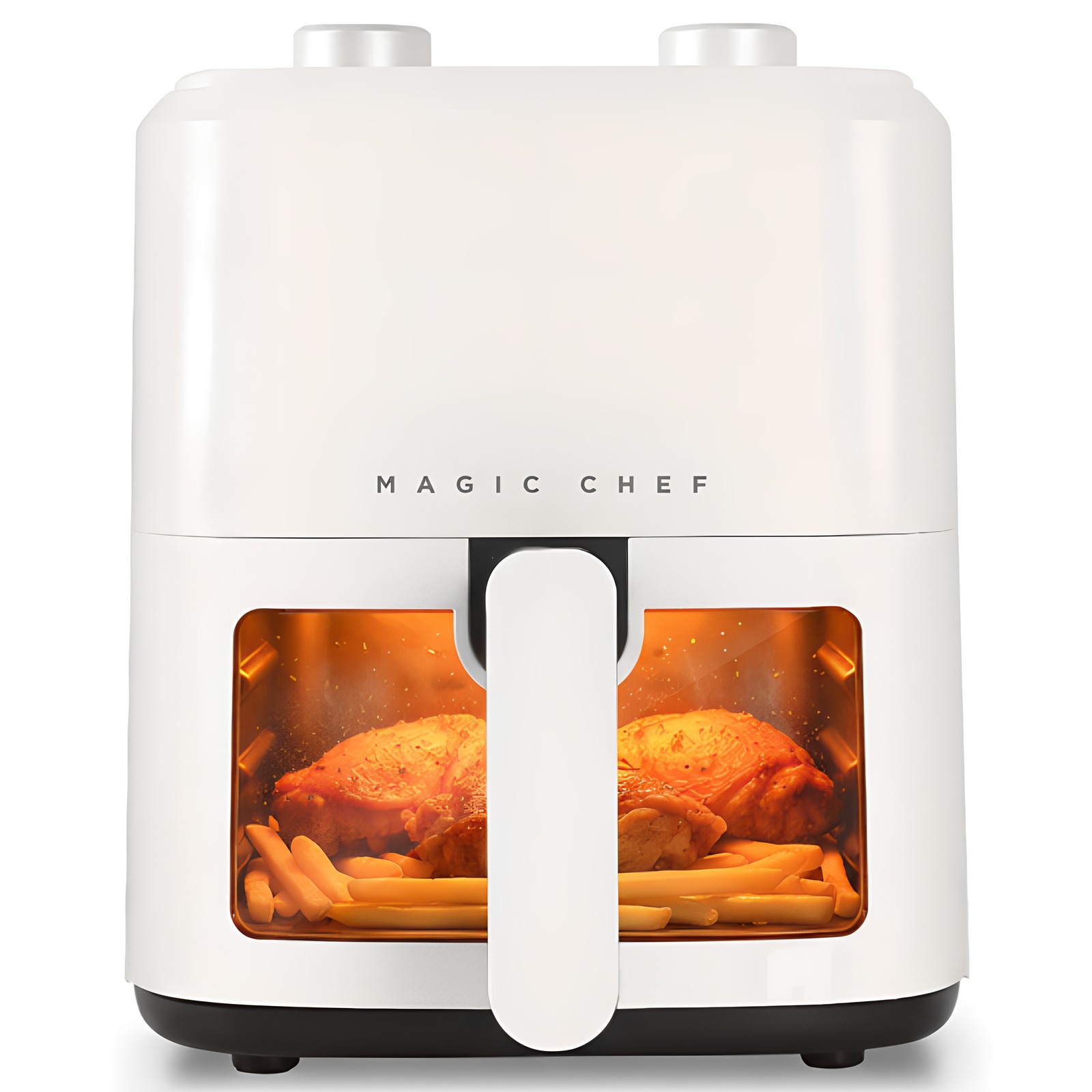 4.5L 에어프라이어 투명창 바스켓 에어프라이기 간편세척, 크림화이트, 4.5L 에어프라이어 49,900원