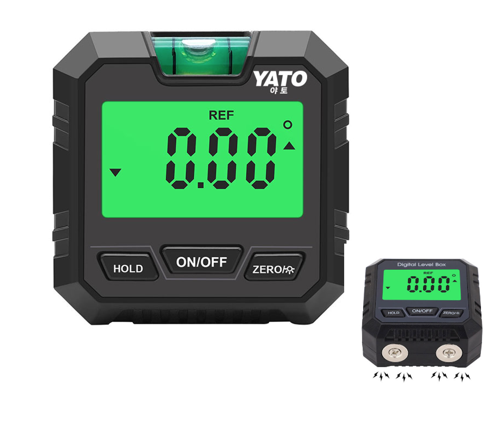 디지털 수평 각도계 90도 4면 360도 측정 보조 버블 수평계 내장 28,500원