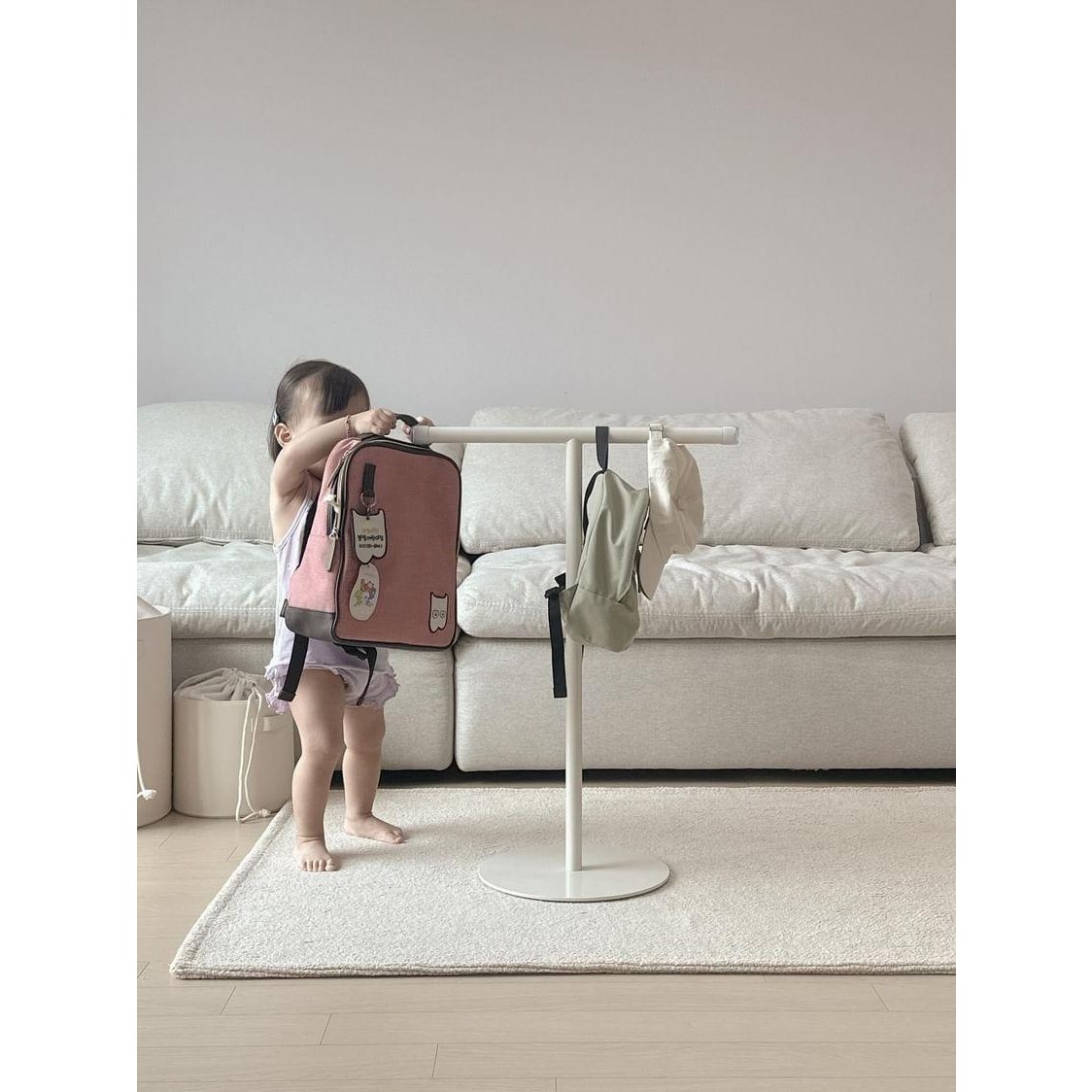 가방걸이 정리대 가방거치대 책가방걸이 아기행거 유아 키즈 자체제작 99,000원