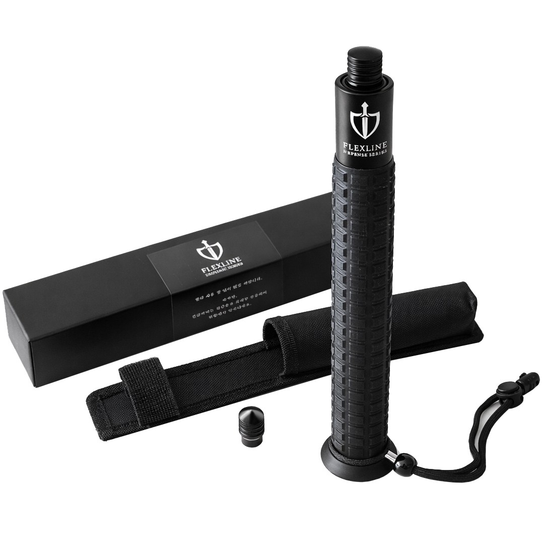 플렉스라인 고급형 호신용 삼단봉 경찰삼단봉 3단봉 66cm(26인치), 1개 69,900원