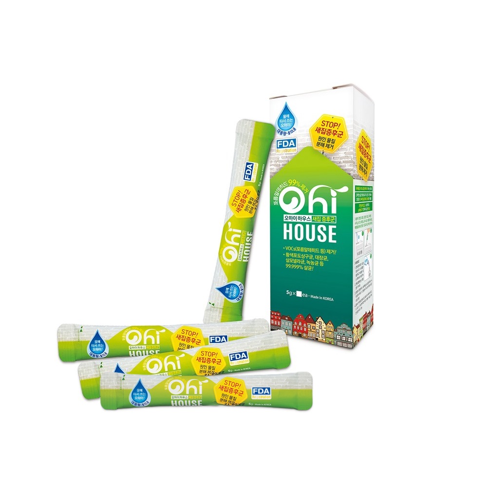오하이하우스 새집증후군 제거제 대용량 10L(5g 분말 4포), 10L 95,000원