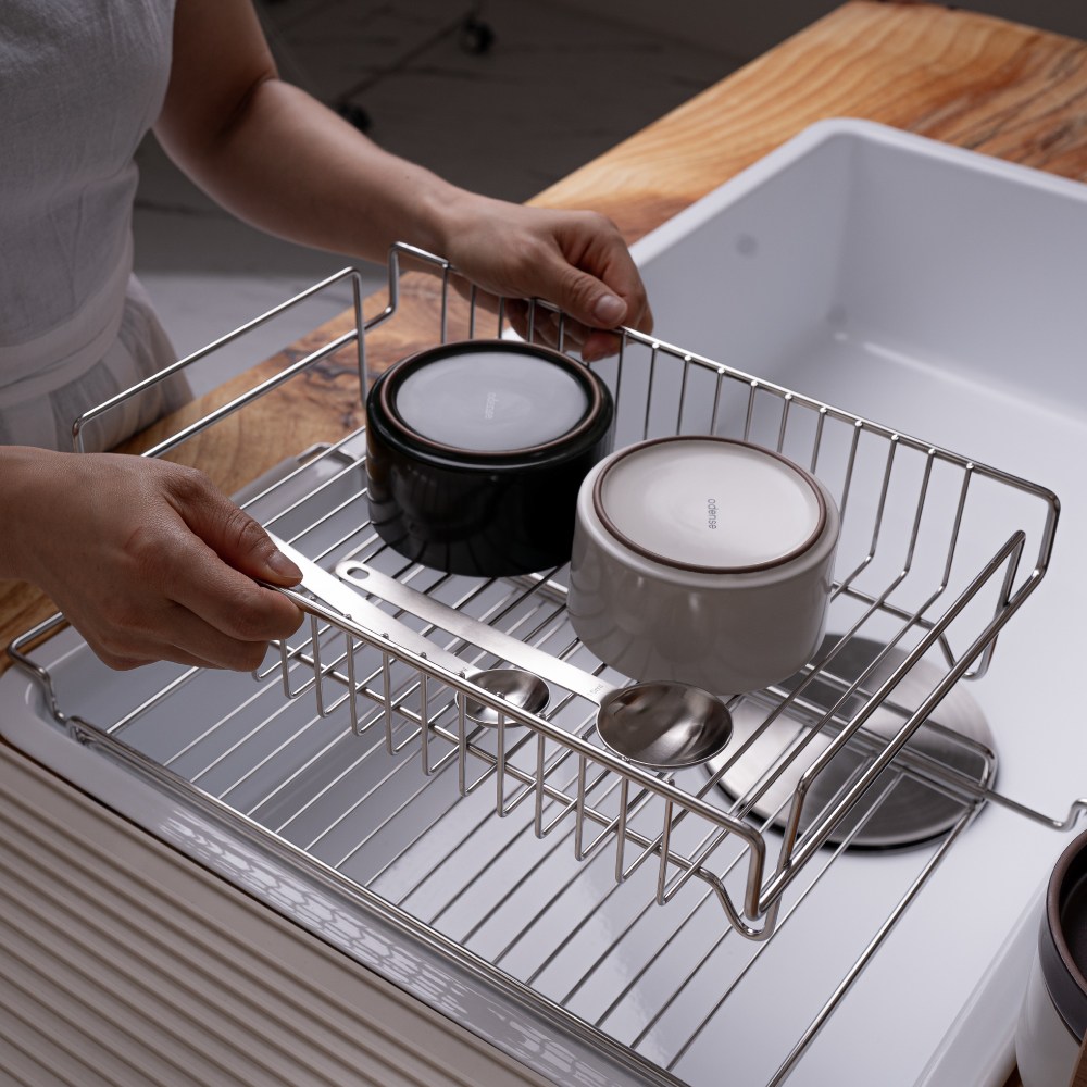 JVR 국내산 올스텐304 2in1 슬라이드 식기건조대 그릇건조대 사이드건조대 싱크대건조대, 1단, 1개, 슬라이드건조대(기본형) 69,000원