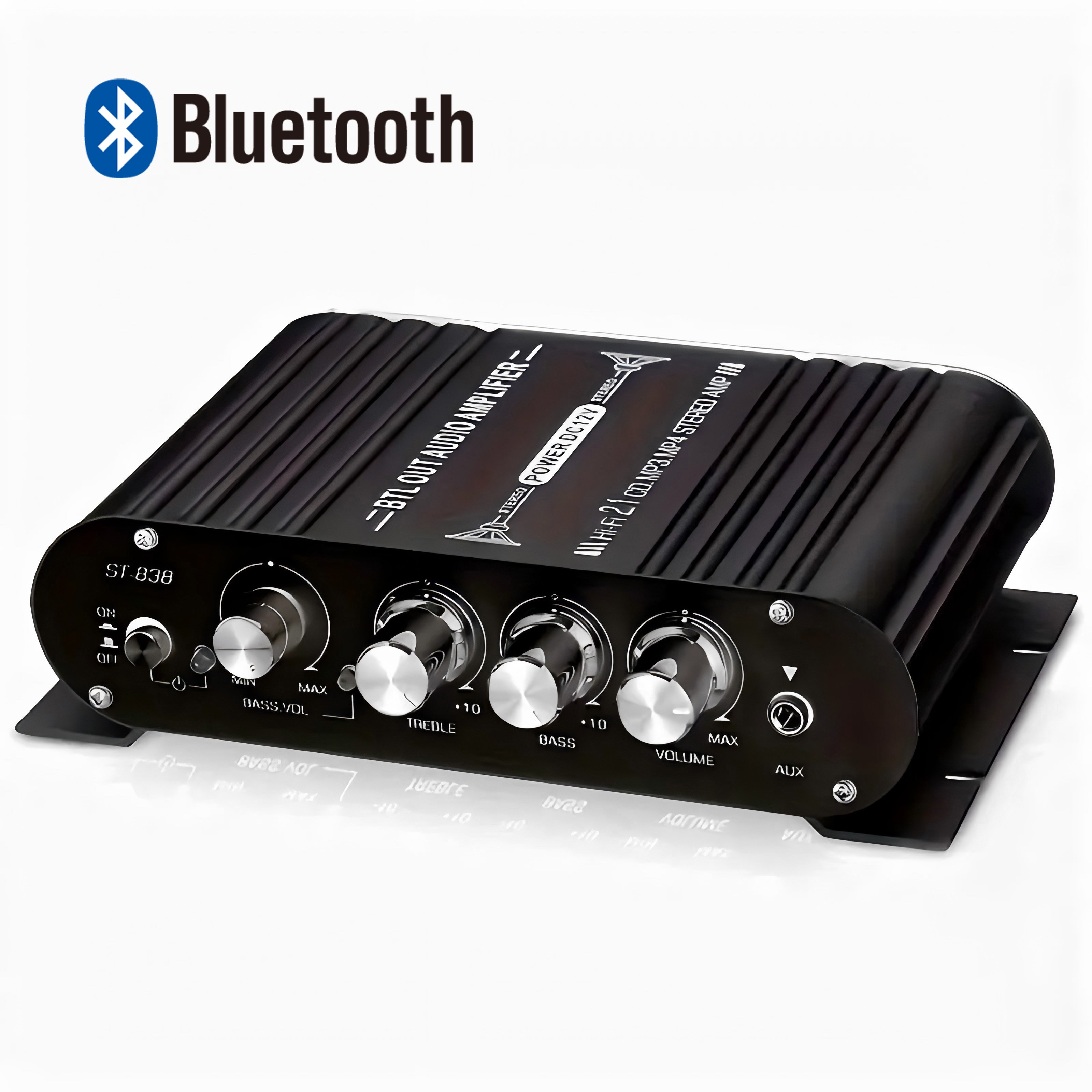 프리라이프 - 소형 블루투스 앰프 2.1채널 Hi-Fi 오디오 엠프 + 아답터 21,710원