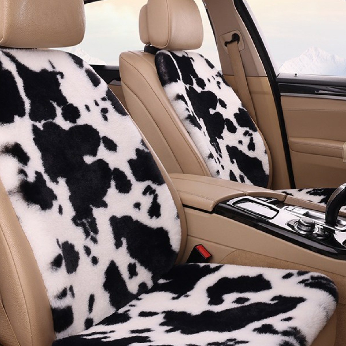 스타일닥터 겨울 털방 포근포근 자동차방석 시트커버 극세사 방석 4종 세트 9,800원