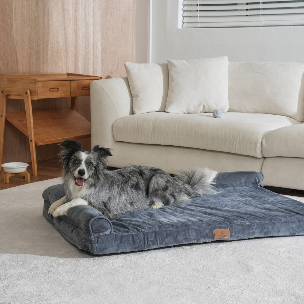 대형견 강아지 마약방석 방수 분리세탁 가능 미끄럼방지 애견 쿠션 소형견 중형견 겸용 푹신한 반려동물 펫방석, 1개, 진그레이 58,850원