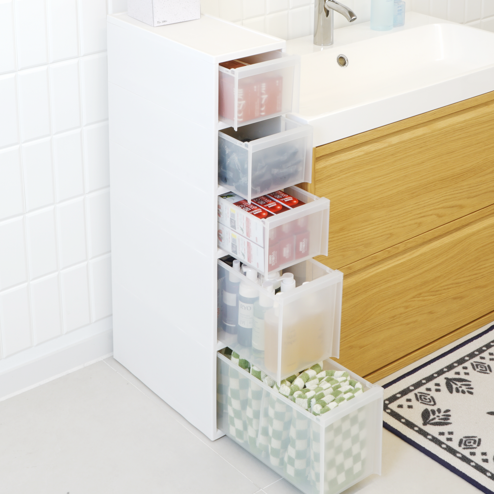 엠비코 모던 틈새 서랍장 세트 29,800원