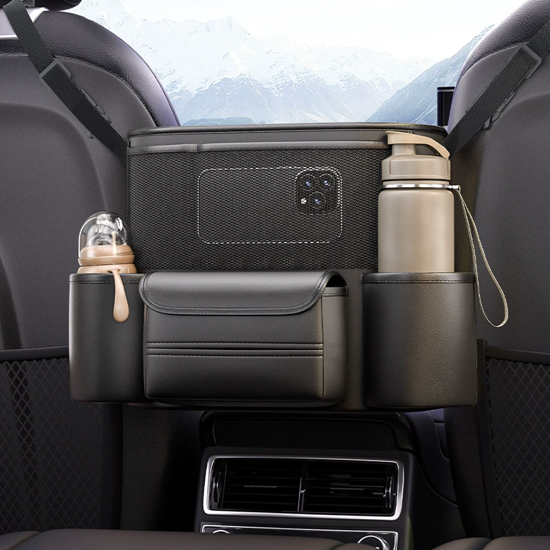 볼리오 다용도 자동차 뒷좌석 센터 콘솔 수납함 수납 포켓, 블랙 18,500원