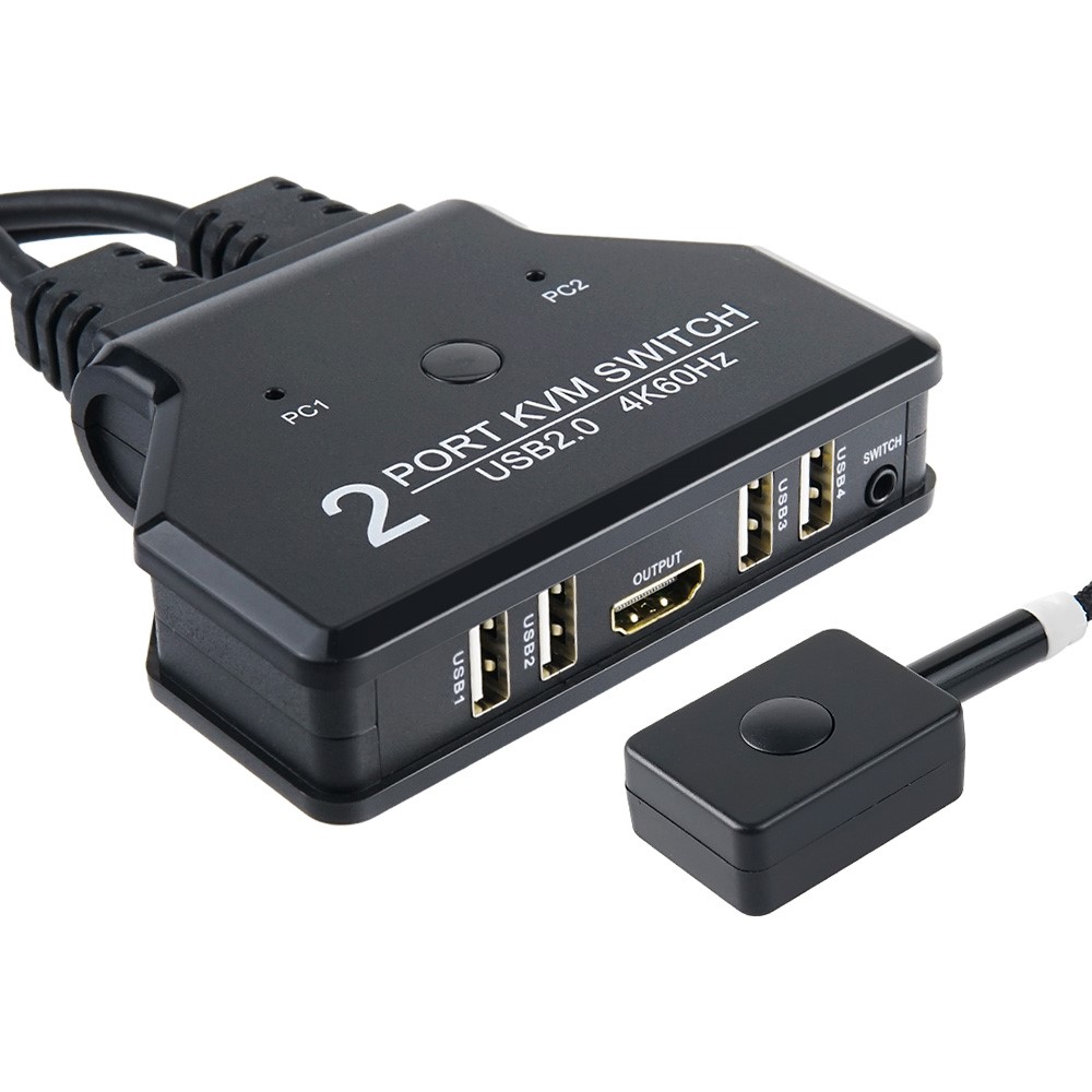 [TB990] Coms HDMI KVM 스위치 선택기 2대의 PC를 버튼 하나로 전환 제어 4K 60Hz 45,050원