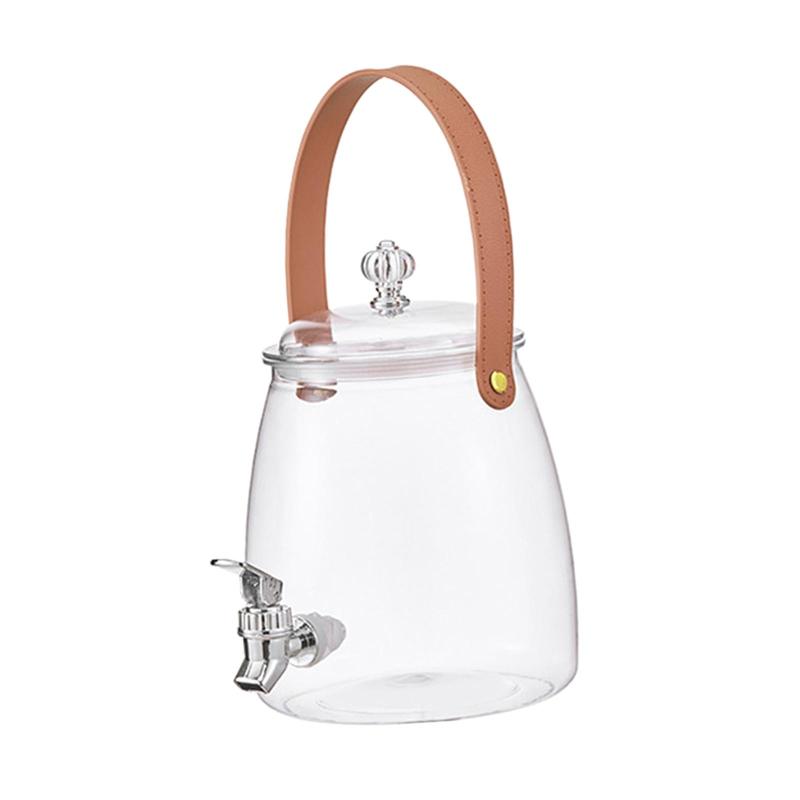 냉장고 용 음료 디스펜서, 냉수 투수, 마개 및 필터링 기능, 야외 캠핑 용 대용량 워터 주스 디스펜서 10,820원