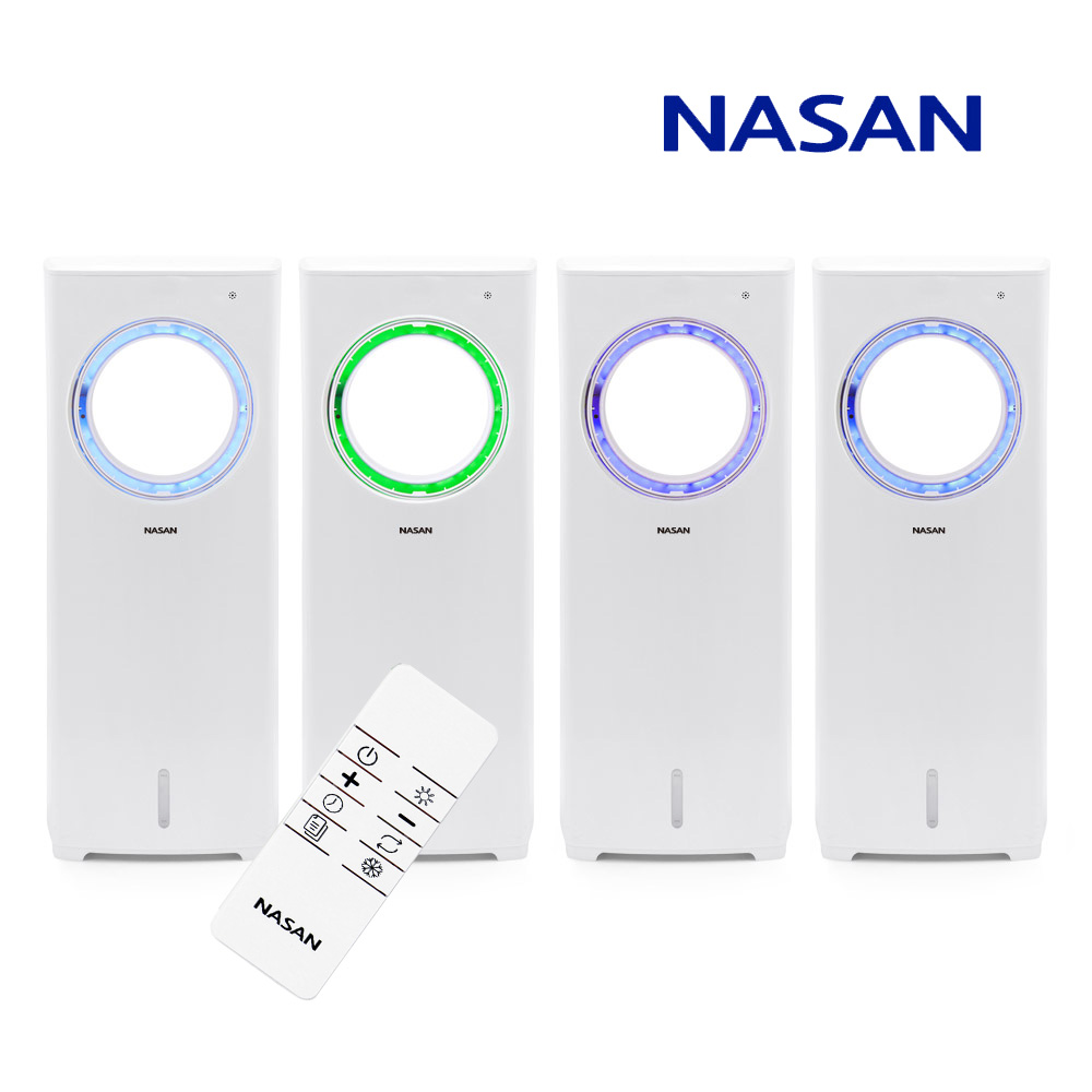 [TenTenPlus Inc] 초절전형 냉풍기/무날개 리모컨형/아이스 냉각팩 급냉풍/이동식 바퀴 장착/간편 조립 필터교체X 168,000원