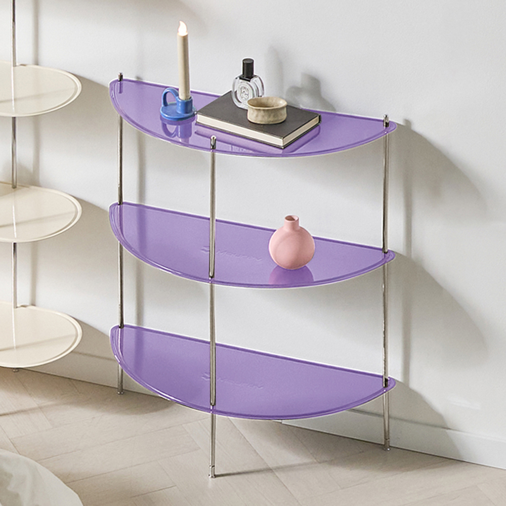 뮤레브 반달 철제 모듈 미드센츄리 모던 사이드 테이블 선반 68,900원