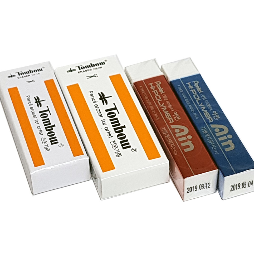 전문가용 지우개/ 톰보우 아인 tombow ain 화방 사무용 미술용 학생용 고급 일본산, 톰보우/대 1000x30개 24,000원