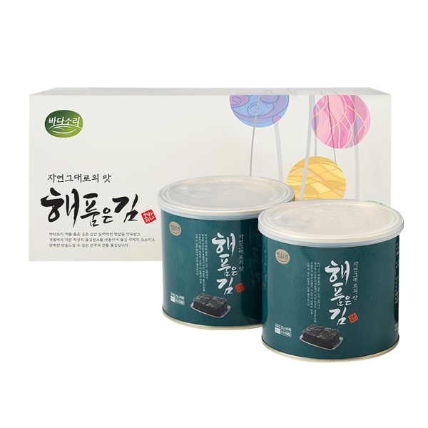 바다소리 올리브로구운 해품은김 2호세트2캔 22,100원