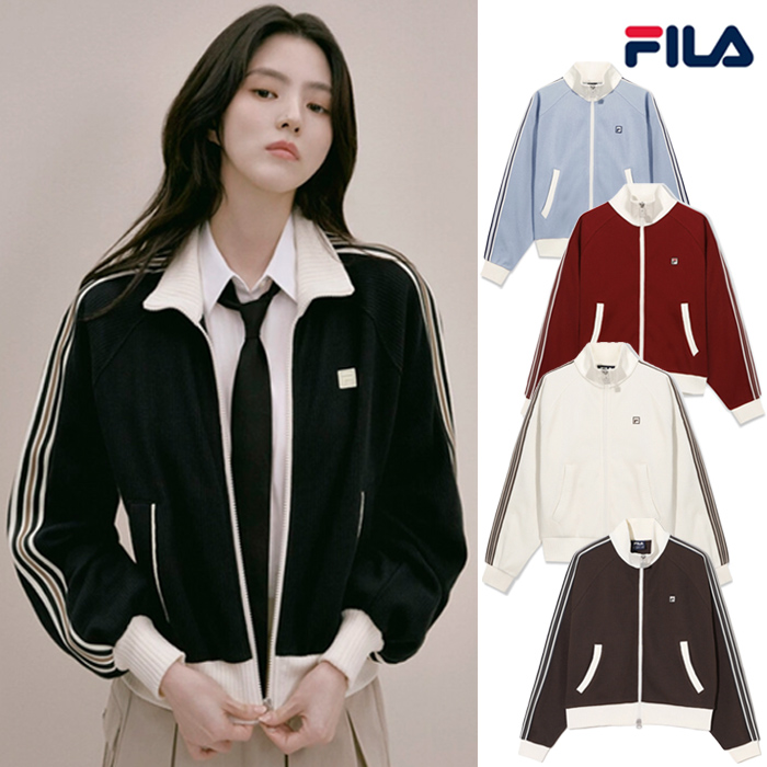 [휠라] 여성용 니트 크롭 트랙탑 자켓 1911 5colors 119,000원