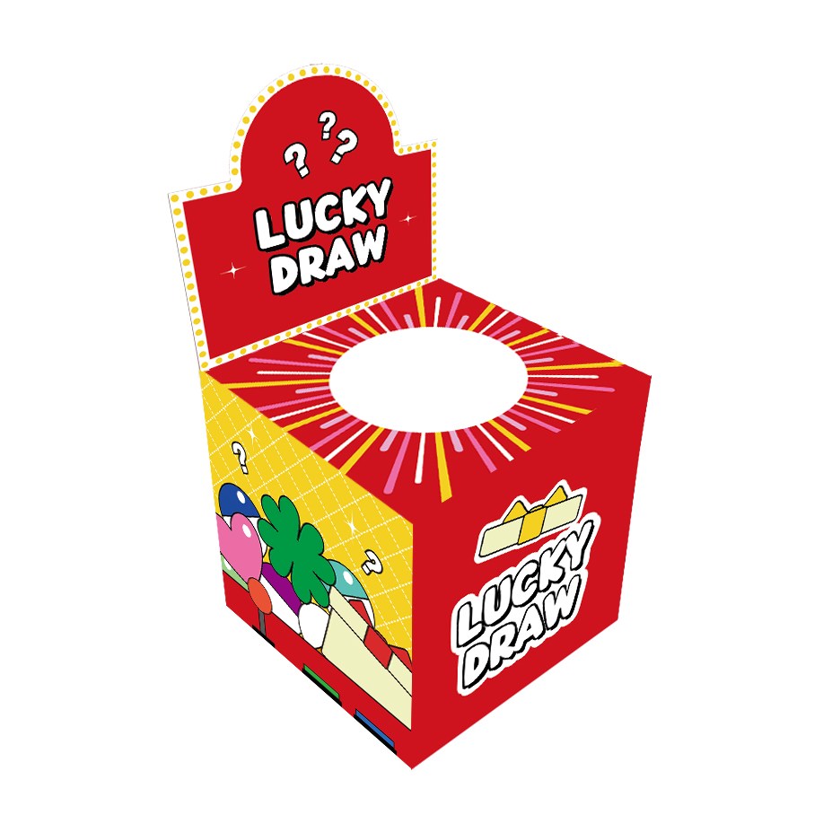 디온디 럭키 드로우 박스 응모함 추첨함 경품함 뽑기 이벤트, 1개, 레드박스 11,450원