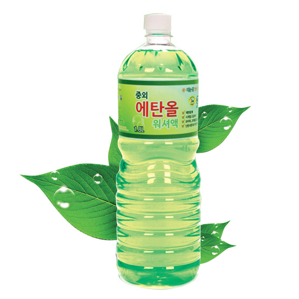 중외 친환경 에탄올 워셔액 1.8L 1개 자동차 사계절, 1개, 1.8L 2,450원