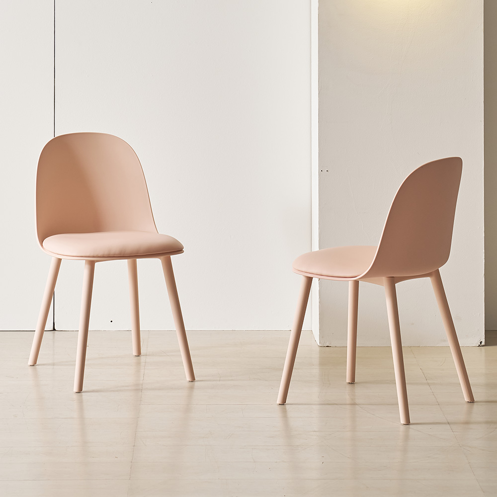 제이픽스 MJ인테리어 식탁의자, 핑크, 2개 65,000원