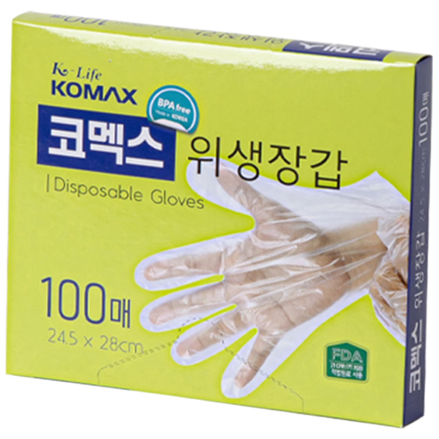 코멕스 위생장갑 50매 2,900원