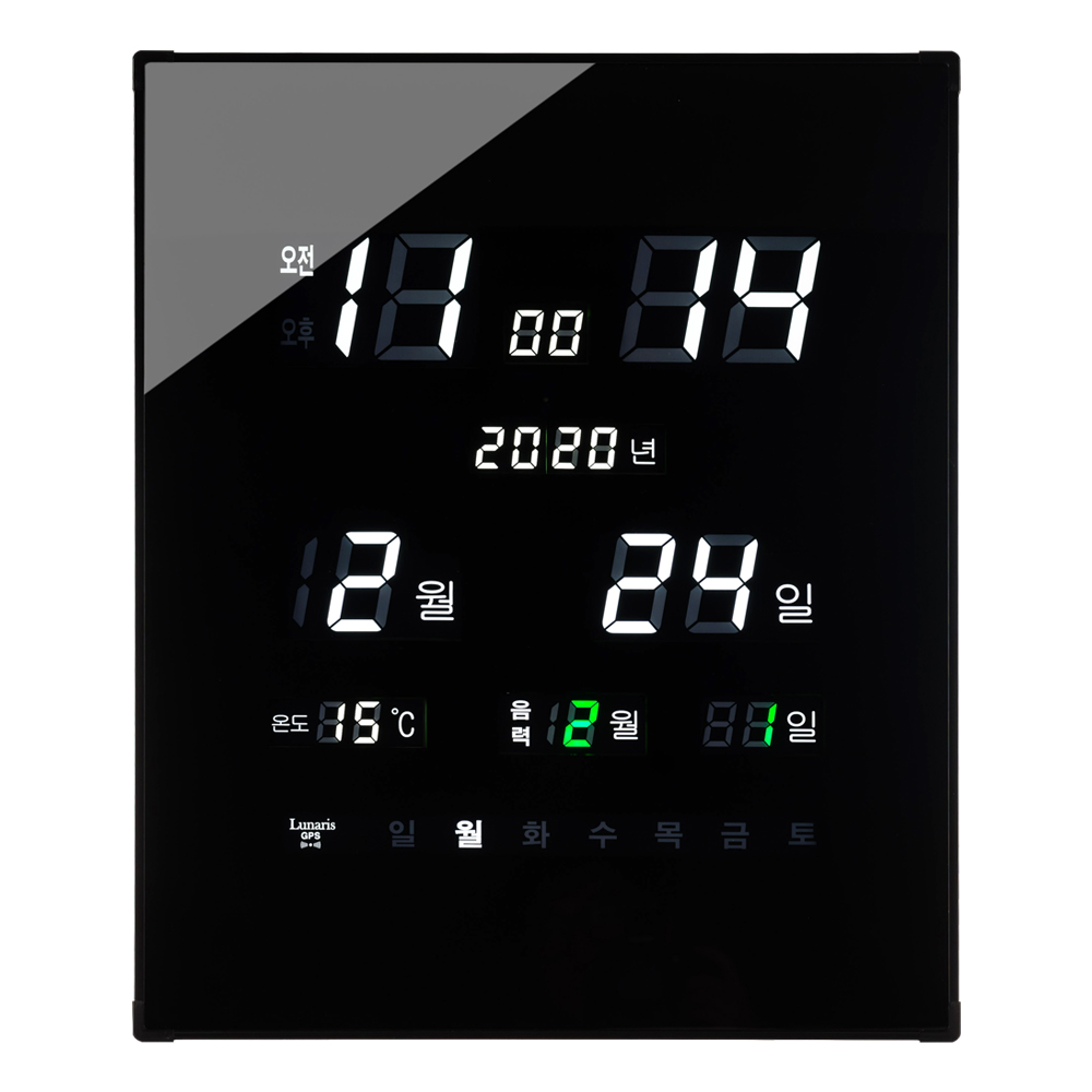 국산 루나리스 GPS 수신 LED 벽시계 리치 / 포토사은품, GPS 리치 145,000원