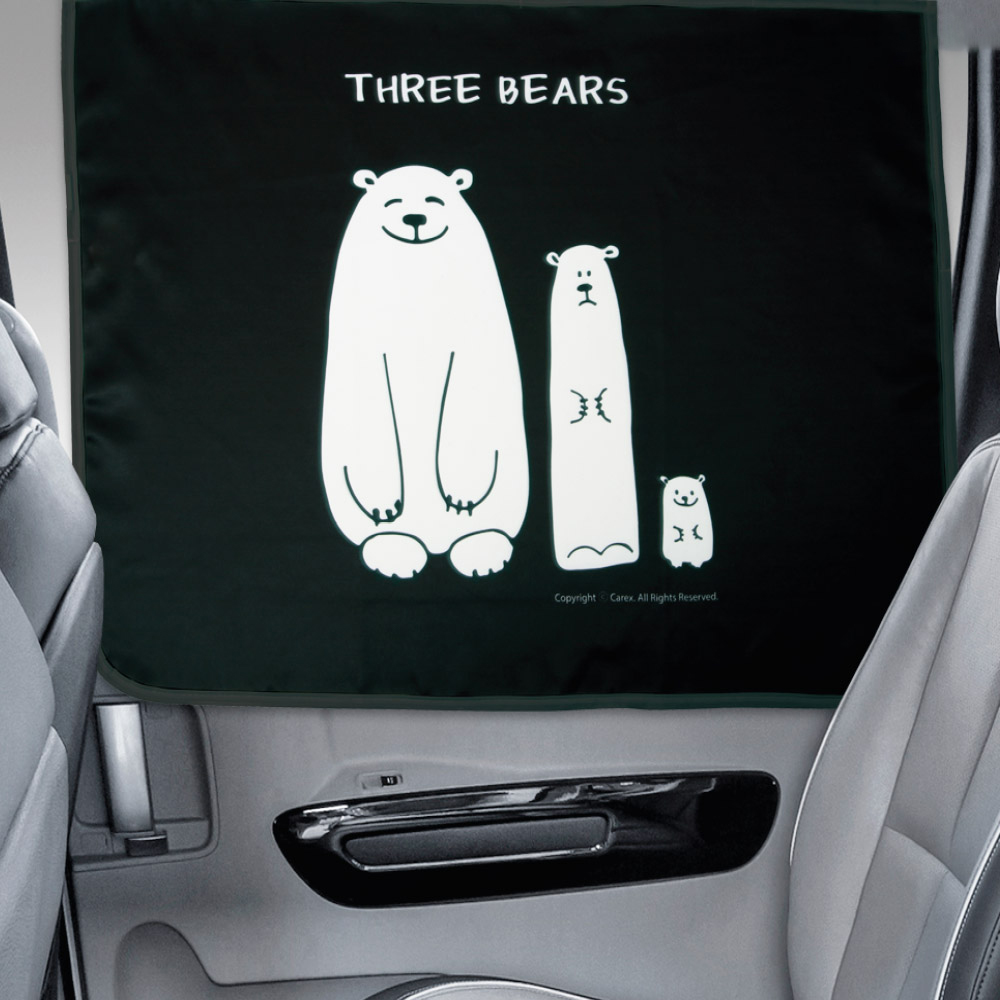 카렉스 자석 암막 햇빛가리개, 곰세마리, 1개 4,380원