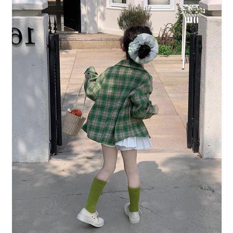 해피유통어린이 여아 봄여름 체크 셔츠 스커트 세트 패셔너블 귀여운 스타일14세 이상 XG03 27,610원
