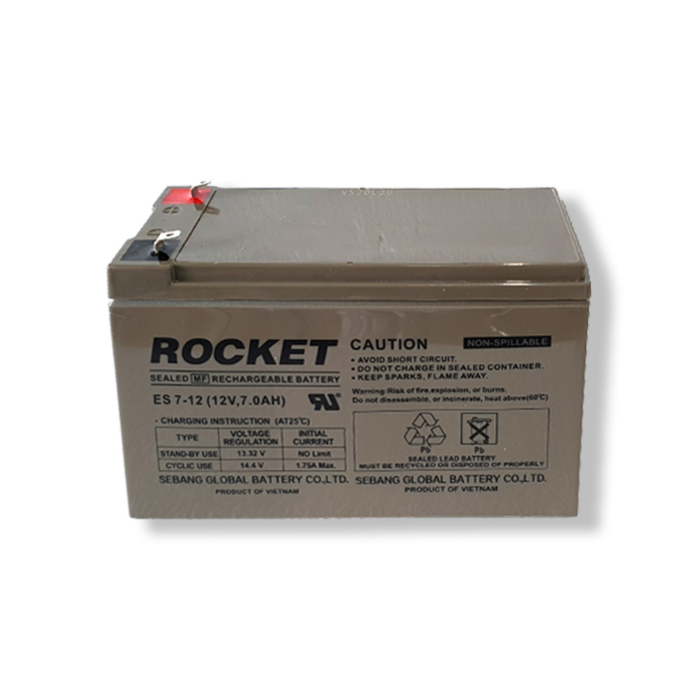 로케트배터리 ES7-12(F2) *단자크기 확인 필수* (12V 7Ah) 산업용 UPS 전동차 밧데리 16,500원