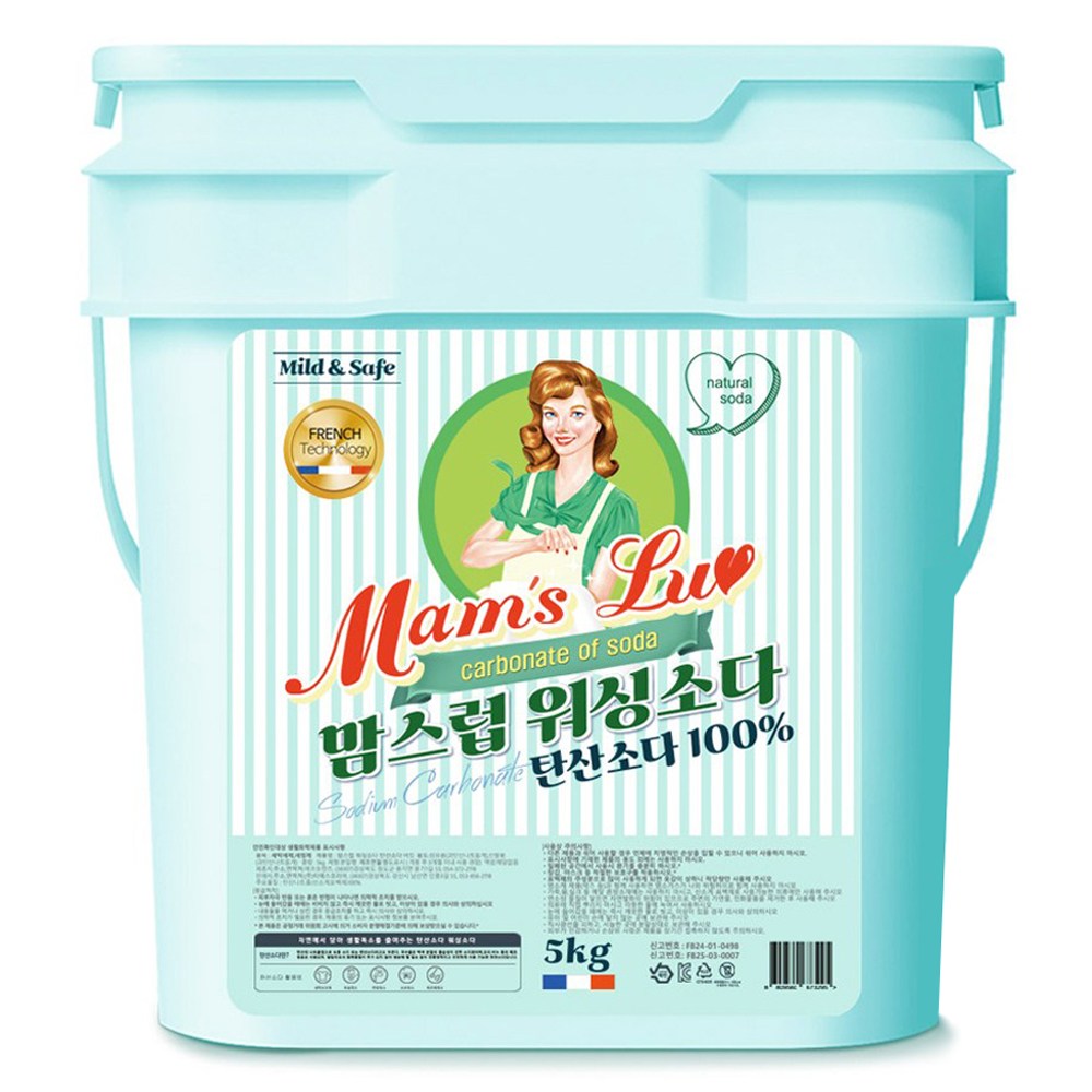 맘스럽 워싱소다 버킷100% 프리미엄 세탁세제 초강력 세탁보조제 9,890원