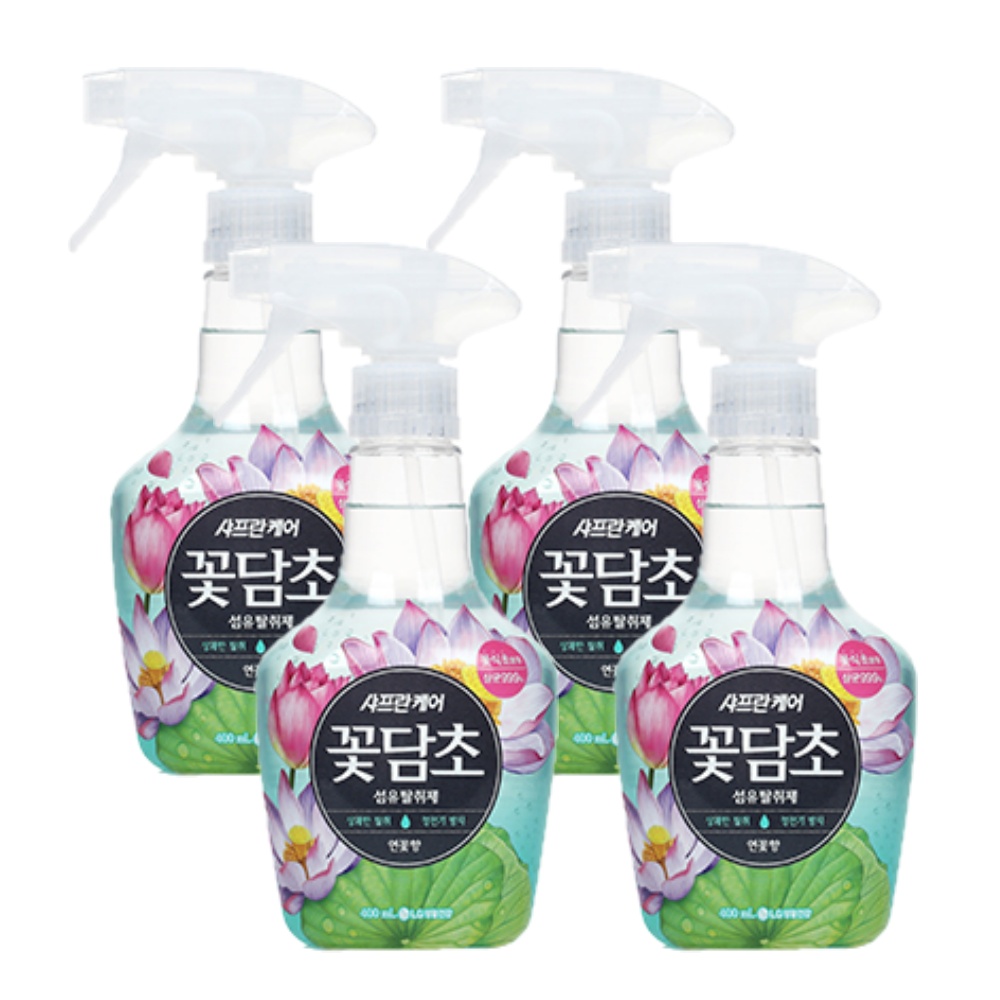 샤프란 꽃담초 섬유 탈취제 연꽃향 1+1, 400ml, 2세트 17,900원