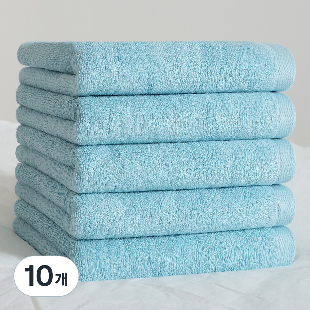 송월타월 메르디앙 호텔수건 150g 30수, 10개, 스카이블루 34,000원