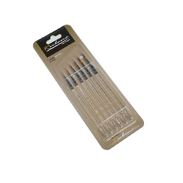 루벤스 투명세필붓 320L 6본세트 /페이스페인팅붓 10,600원