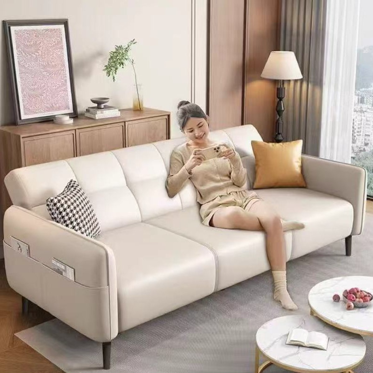 엘티제이 다용도 소파침대 접이식 소파베드 1인용 2인용 3인용 쇼파 L15 108,000원