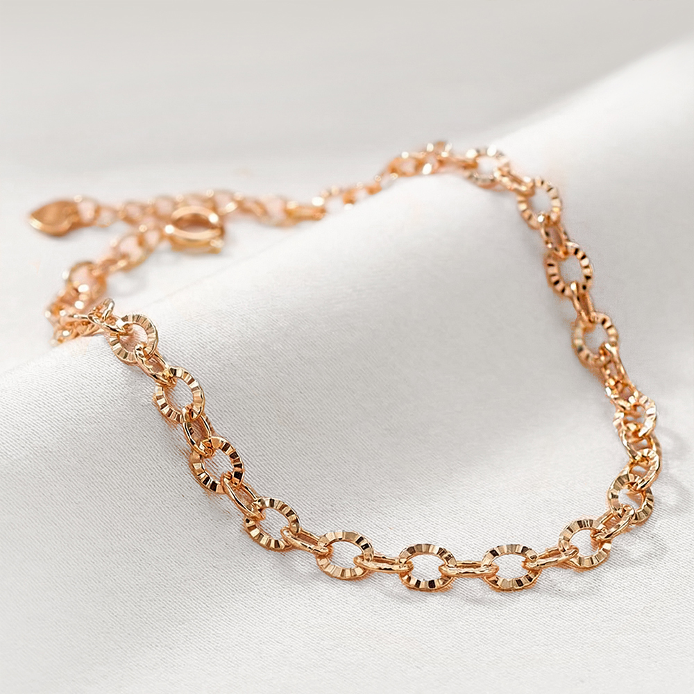 주리에떼 14K 18K 여성 데일리 심플 샤밍 체인 금 팔찌 359,000원